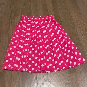 Pink Polka Dot Skirt